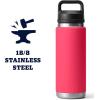 imageYETI Rambler 26 oz Bottle Vacuum Insulated Leakproof Stainless Steel with Chug CapBimini Pink