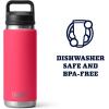 imageYETI Rambler 26 oz Bottle Vacuum Insulated Leakproof Stainless Steel with Chug CapBimini Pink
