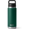 imageYETI Rambler 26 oz Bottle Vacuum Insulated Leakproof Stainless Steel with Chug CapBlack Forest Green
