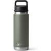 imageYETI Rambler 26 oz Bottle Vacuum Insulated Leakproof Stainless Steel with Chug CapCamp Green