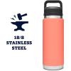 imageYETI Rambler 26 oz Bottle Vacuum Insulated Leakproof Stainless Steel with Chug CapCoral
