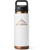 imageYETI Rambler 26 oz Bottle Vacuum Insulated Leakproof Stainless Steel with Chug CapFolds of Honor  White