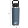 imageYETI Rambler 26 oz Bottle Vacuum Insulated Leakproof Stainless Steel with Chug CapNordic Blue