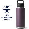 imageYETI Rambler 26 oz Bottle Vacuum Insulated Leakproof Stainless Steel with Chug CapNordic Purple