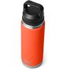imageYETI Rambler 26 oz Bottle Vacuum Insulated Leakproof Stainless Steel with Chug CapPapaya