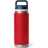 imageYETI Rambler 26 oz Bottle Vacuum Insulated Leakproof Stainless Steel with Chug CapRescue RedWhiteNavy