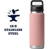 imageYETI Rambler 26 oz Bottle Vacuum Insulated Leakproof Stainless Steel with Chug CapSandstone Pink