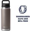 imageYETI Rambler 26 oz Bottle Vacuum Insulated Leakproof Stainless Steel with Chug CapSharptail Taupe