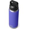 imageYETI Rambler 26 oz Bottle Vacuum Insulated Leakproof Stainless Steel with Chug CapUltramarine Violet