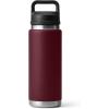 imageYETI Rambler 26 oz Bottle Vacuum Insulated Leakproof Stainless Steel with Chug CapWild Vine Red