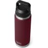 imageYETI Rambler 26 oz Bottle Vacuum Insulated Leakproof Stainless Steel with Chug CapWild Vine Red