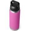 imageYETI Rambler 26 oz Bottle Vacuum Insulated Leakproof Stainless Steel with Chug CapWildflower Fuchsia