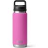 imageYETI Rambler 26 oz Bottle Vacuum Insulated Leakproof Stainless Steel with Chug CapWildflower Fuchsia