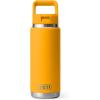 imageYETI Rambler 26 oz Bottle Vacuum Insulated Stainless Steel with Color Matching Straw CapBeekeeper