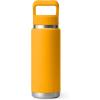 imageYETI Rambler 26 oz Bottle Vacuum Insulated Stainless Steel with Color Matching Straw CapBeekeeper