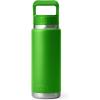 imageYETI Rambler 26 oz Bottle Vacuum Insulated Stainless Steel with Color Matching Straw CapCanopy Green