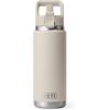 imageYETI Rambler 26 oz Bottle Vacuum Insulated Stainless Steel with Color Matching Straw CapCape Taupe