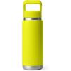 imageYETI Rambler 26 oz Bottle Vacuum Insulated Stainless Steel with Color Matching Straw CapFirefly Yellow