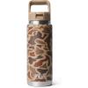 imageYETI Rambler 26 oz Bottle Vacuum Insulated Stainless Steel with Color Matching Straw CapWetlands Camo