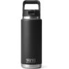 imageYETI Rambler 26 oz Bottle Vacuum Insulated Stainless Steel with Straw Cap WhiteBlack