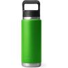 imageYETI Rambler 26 oz Bottle Vacuum Insulated Stainless Steel with Straw Cap WhiteCanopy Green