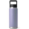 imageYETI Rambler 26 oz Bottle Vacuum Insulated Stainless Steel with Straw Cap WhiteCosmic Lilac