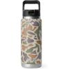 imageYETI Rambler 26 oz Bottle Vacuum Insulated Stainless Steel with Straw Cap WhiteTan Camo