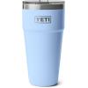 imageYETI Rambler 30 oz Stackable Tumbler Stainless Steel Vacuum Insulated with MagSlider LidBig Sky Blue