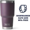 imageYETI Rambler 30 oz Stainless Steel Vacuum Insulated Tumbler wMagSlider Lid SeafoamNordic Purple