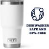 imageYETI Rambler 30 oz Stainless Steel Vacuum Insulated Tumbler wMagSlider Lid SeafoamWhite