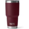 imageYETI Rambler 30 oz Stainless Steel Vacuum Insulated Tumbler wMagSlider Lid SeafoamWild Vine Red