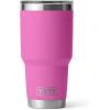 imageYETI Rambler 30 oz Stainless Steel Vacuum Insulated Tumbler wMagSlider Lid SeafoamWildflower Fuchsia