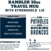 imageYETI Rambler 30 oz Travel Mug Stainless Steel Vacuum Insulated with Stronghold LidBlack Forest Green