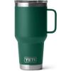 imageYETI Rambler 30 oz Travel Mug Stainless Steel Vacuum Insulated with Stronghold LidBlack Forest Green