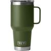 imageYETI Rambler 30 oz Travel Mug Stainless Steel Vacuum Insulated with Stronghold LidHighlands Olive
