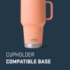 imageYETI Rambler 30 oz Travel Mug Stainless Steel Vacuum Insulated with Stronghold LidLowcountry Peach