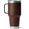 imageYETI Rambler 30 oz Travel Mug Stainless Steel Vacuum Insulated with Stronghold LidWetlands Brown