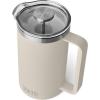 imageYETI Rambler 34 oz French Press with MagSlider Pitcher Lid Set Cape Taupe
