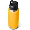 imageYETI Rambler 36 oz Bottle Vacuum Insulated Leakproof Stainless Steel with Chug CapAlpine Yellow