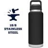 imageYETI Rambler 36 oz Bottle Vacuum Insulated Leakproof Stainless Steel with Chug CapBlack
