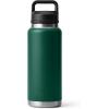 imageYETI Rambler 36 oz Bottle Vacuum Insulated Leakproof Stainless Steel with Chug CapBlack Forest Green