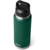 imageYETI Rambler 36 oz Bottle Vacuum Insulated Leakproof Stainless Steel with Chug CapBlack Forest Green