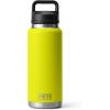 imageYETI Rambler 36 oz Bottle Vacuum Insulated Leakproof Stainless Steel with Chug CapFirefly Yellow