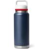 imageYETI Rambler 36 oz Bottle Vacuum Insulated Leakproof Stainless Steel with Chug CapNavyRescue RedWhite