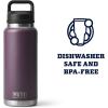 imageYETI Rambler 36 oz Bottle Vacuum Insulated Leakproof Stainless Steel with Chug CapNordic Purple