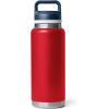 imageYETI Rambler 36 oz Bottle Vacuum Insulated Leakproof Stainless Steel with Chug CapRescue RedWhiteNavy