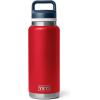 imageYETI Rambler 36 oz Bottle Vacuum Insulated Leakproof Stainless Steel with Chug CapRescue RedWhiteNavy