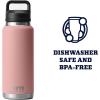 imageYETI Rambler 36 oz Bottle Vacuum Insulated Leakproof Stainless Steel with Chug CapSandstone Pink
