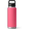 imageYETI Rambler 36 oz Bottle Vacuum Insulated Leakproof Stainless Steel with Chug CapTropical Pink
