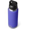 imageYETI Rambler 36 oz Bottle Vacuum Insulated Leakproof Stainless Steel with Chug CapUltramarine Violet
